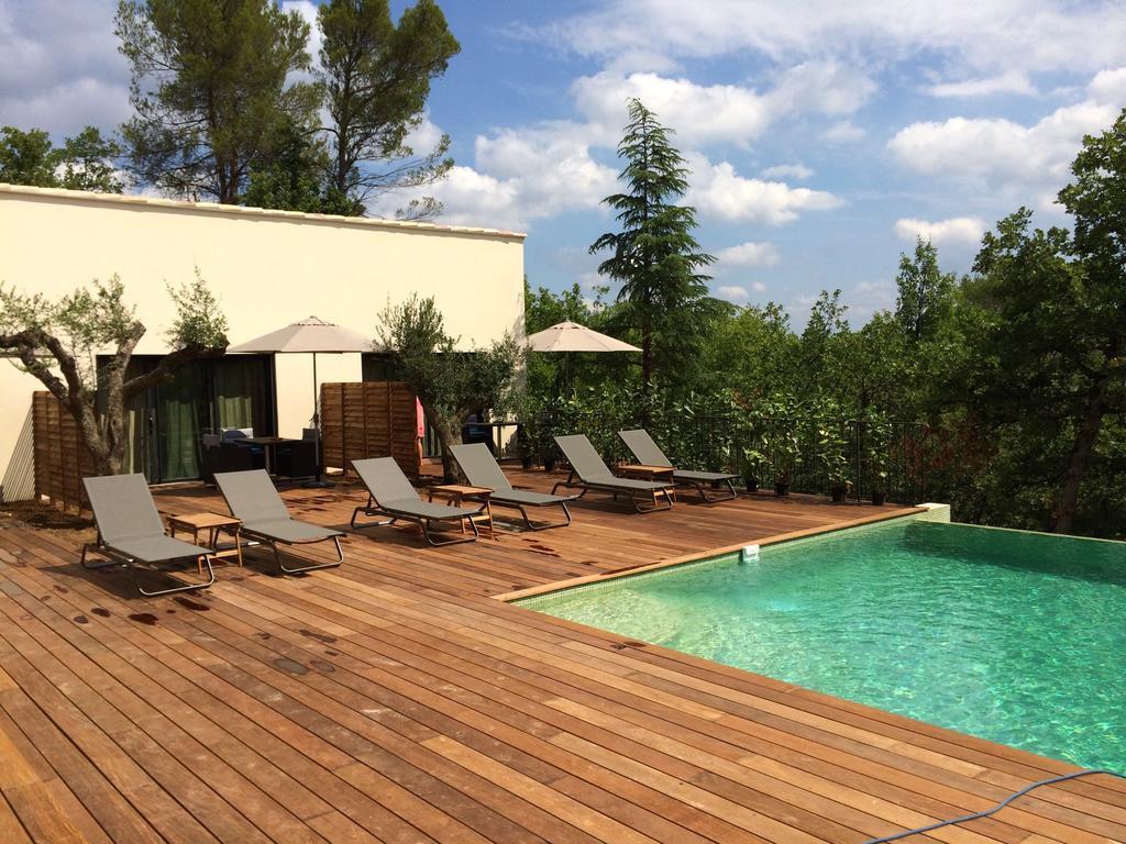 Sous Les Oliviers - Piscine Chauffee - Studios De Standing Tout-Equipes Saint-Maximin Exteriör bild